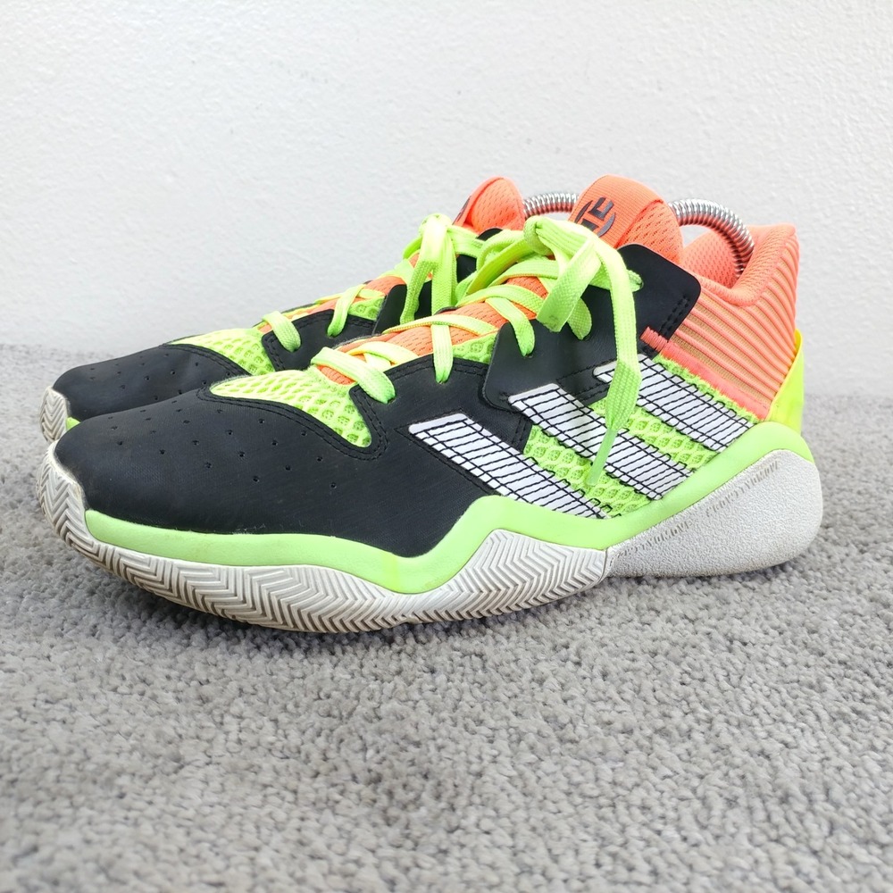 Adidas Harden Stepback J Boys Size 5 Basketball Shoes Black Sneakers EH2769